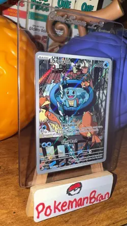 Squirtle 148/142 - Stellar Crown Illustration Rare - Pokemon TCG Card [NM] - Image 1