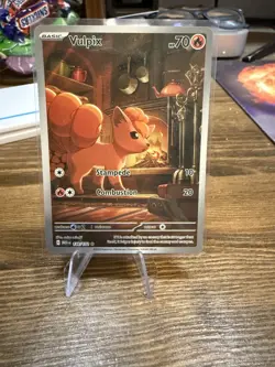Pokemon TCG Mega Evolution Vulpix 138/132 Illustration Rare Card English - Image 1