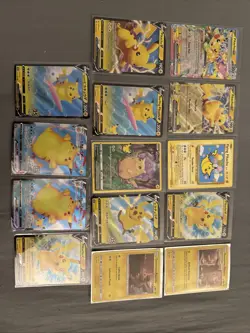 Pokemon Pikachu Card Lot x14 TCG VMAX V EX Black Star Promos - Image 1