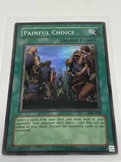 Painful Choice MRL-049 - Magic Ruler - Yugioh Card Moderate to Heavy Play - Image 2