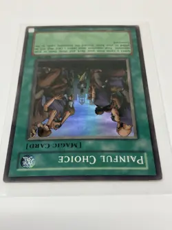 Painful Choice MRL-049 - Magic Ruler - Yugioh Card Moderate to Heavy Play - Image 3