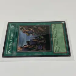 Painful Choice MRL-049 - Magic Ruler - Yugioh Card Moderate to Heavy Play - Image 5