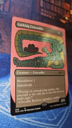 Lurking Crocodile (Foil Etched) Secret Lair Drop Foil - Image 2