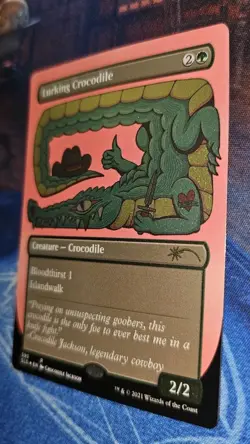 Lurking Crocodile (Foil Etched) Secret Lair Drop Foil - Image 3