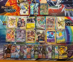 Pokemon Card Lot Full Art Alt Art Fire Pikachu Houndoom Mewtwo - Image 1