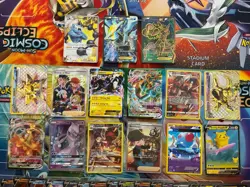 Pokemon Card Lot Full Art Alt Art Fire Pikachu Houndoom Mewtwo - Image 2