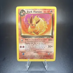 Pokemon Vintage Card Dark Flareon Team Rocket 35/82 2000 NM -j - Image 1