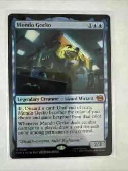 Mondo Gecko (Foil) Teenage Mutant Ninja Turtles TMNT Mythic 46 - Image 1