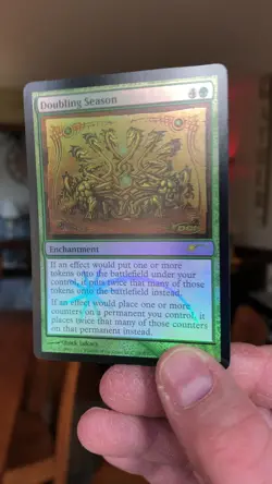 Mtg - Doubling Season - DCI Judge Foil - Commander - Legacy - WATCH ITEM VIDEO!1 - Image 2