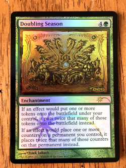Mtg - Doubling Season - DCI Judge Foil - Commander - Legacy - WATCH ITEM VIDEO!1 - Image 3