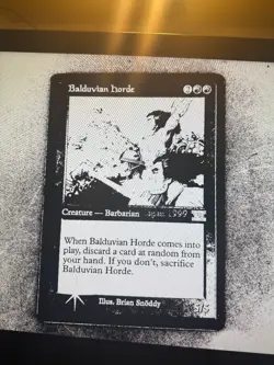Promo (FOIL) Balduvian Hordes - MTG - NR! - Image 1