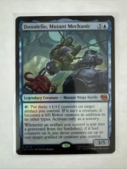 Donatello, Mutant Mechanic (Foil) Teenage Mutant Ninja Turtles TMNT 36 Mtg - Image 1