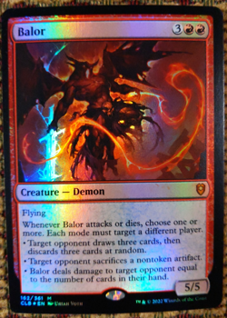 Balor | FOIL Mythic Rare | Near Mint | Commander Demon | CLB #162 MTG - Image 1