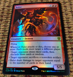 Balor | FOIL Mythic Rare | Near Mint | Commander Demon | CLB #162 MTG - Image 3