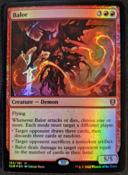 Balor | FOIL Mythic Rare | Near Mint | Commander Demon | CLB #162 MTG - Image 4