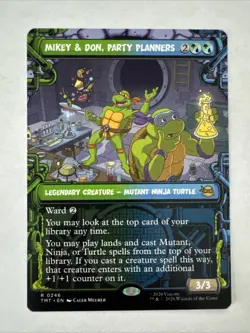 Mikey & Don, Party Planners (Showcase) Teenage Mutant Ninja Turtles Regular TMT - Image 1