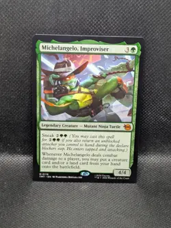 Michelangelo, Improviser - 119 - M - MTG: Teenage Mutant Ninja Turtles - Regular - Image 1