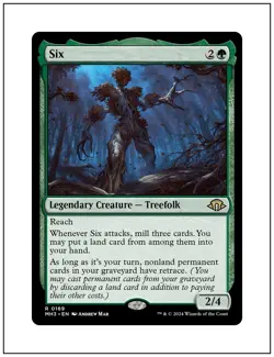 1x Six - 0169, Modern Horizons 3, Magic the Gathering MTG NM - Image 1