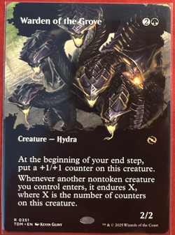 MTG | Warden of the Grove #351 Tarkir: Dragonstorm - NM Borderless - Image 1