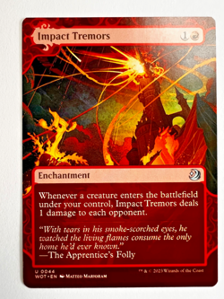 MTG: Impact Tremors, Wilds of Eldraine: Enchanting Tales, Uncommon - Image 1