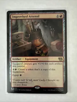 Improvised Arsenal (Foil) Teenage Mutant Ninja Turtles TMNT Mtg 92 - Image 1