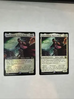 2x Agent Bishop, Man in Black (Extended Art Foil) Teenage Mutant Ninja Turtles - Image 1
