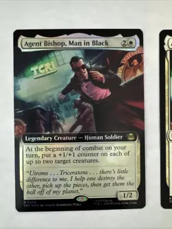2x Agent Bishop, Man in Black (Extended Art Foil) Teenage Mutant Ninja Turtles - Image 2