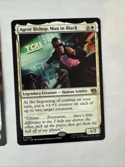 2x Agent Bishop, Man in Black (Extended Art Foil) Teenage Mutant Ninja Turtles - Image 3