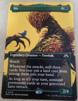 Six - #370 Regular (Borderless) - Modern Horizons 3 - Mtg - Image 1