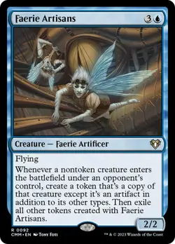 Faerie Artisans Commander Masters NM MTG - Image 1