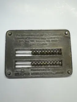 Vintage 1995 MTG Duelist Magic Life Counter Black Reaper Miniatures Abacus RARE! - Image 4