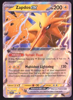 Zapdos ex 049 - Pokemon SVP Black Star Promos None Card - Image 1