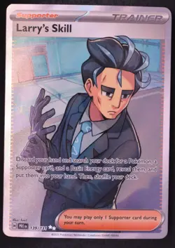 Larry's Skill 139/131 - Pokemon Prismatic Evolutions Ultra Rare Card - Image 1