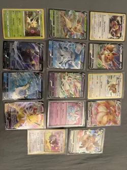Pokemon Card Collection 14x Lot Eeveelution Promos VMAX V Cosmo - Image 1