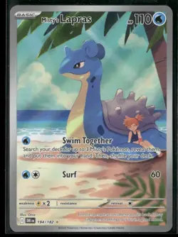 2025 Pokemon Misty's Lapras Destined Rivals Illustration Rare #194 - Image 1