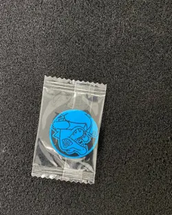 Pokemon TCG S-Chinese Totodile Blue Coin Sealed LU57 - Image 1