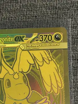 Mega Dragonite Ex 295/217 GOLD HYPER RARE POKEMON ASCENDED HEROES - Image 4