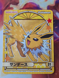2023 Pokemon Jolteon #31 Marumiya Sticker LP-NM Japanese Limited Nintendo - Image 1