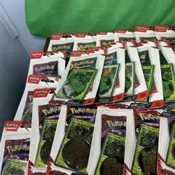 Pokemon TCG Destined Rivals Checklane Blister Pack Zarude Eevee Promo Lot Of 36! - Image 2