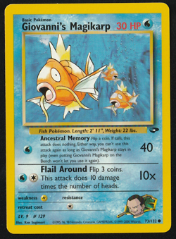 Giovanni's Magikarp 73/132 - Pokemon Gym Challenge TCG Set - Image 1
