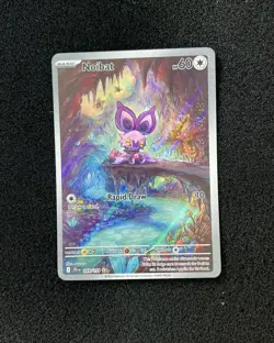 2025 Pokemon TCG EN Scarlet & Violet JTG EN 169/159 Noibat Holo WS48 - Image 1