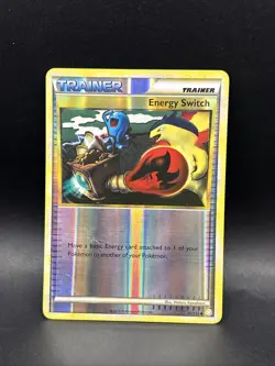 Pokemon Energy Switch 91/123 HeartGold SoulSilver Reverse Holo - Image 1