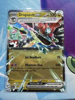 Dragapult EX 130/167 NM Play! Play Stamp Prize Pack Series 6 Pokemon - Image 1