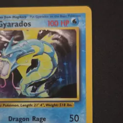 Pokemon Gyarados 6/102 Base Set Holo Rare Wizards of the Coast 1999 Vintage - Image 5