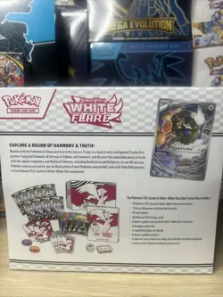 Pokemon Scarlet & White Flare Elite Trainer Box Factory Sealed ETB - Image 2
