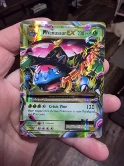 Pokemon TCG M Venusaur EX XY Evolutions 2/108 Mega Holo Rare. LP - Image 1