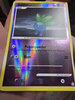 Oddish 112/146 Legends Awakened Reverse Holo (Pokemon TGC) MP - Image 4