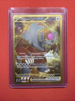 2024 Pokemon Twilight Masquerade Bloodmoon Ursaluna ex #222/167 - Image 1