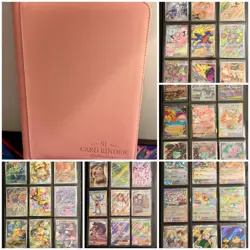 Pokemon Binder Collection 200+ Cards (from WOTC, to modern singles) Sleeved NM!! - Image 1
