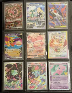 Pokemon Binder Collection 200+ Cards (from WOTC, to modern singles) Sleeved NM!! - Image 2